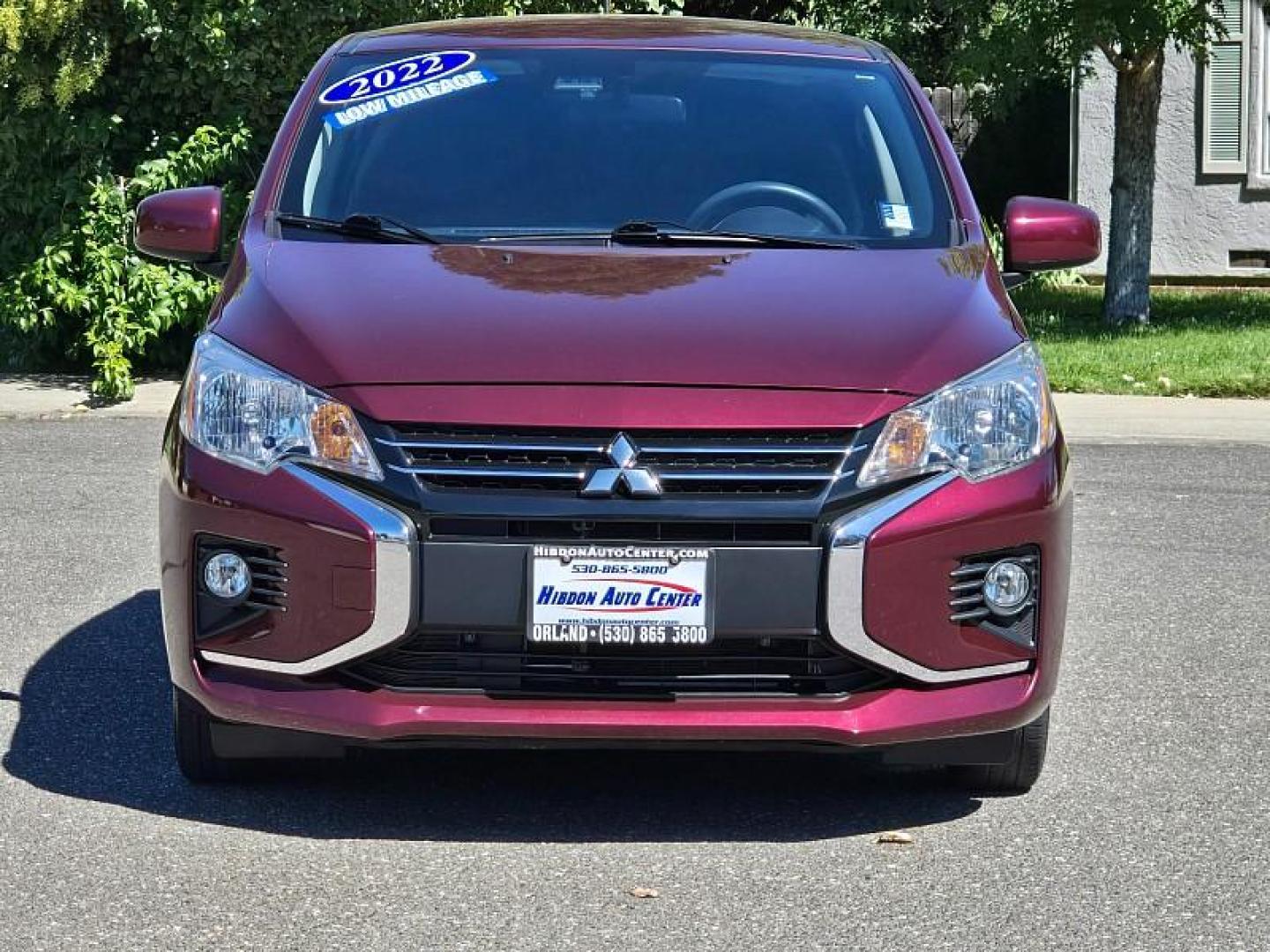 2022 DK PURPLE Mitsubishi Mirage (ML32AUHJXNH) with an 3-Cyl 1.2 Liter engine, Automatic CVT transmission, located at 246 E Walker St., Orland, 95963, (530) 865-5800, 39.747589, -122.178398 - Photo#3