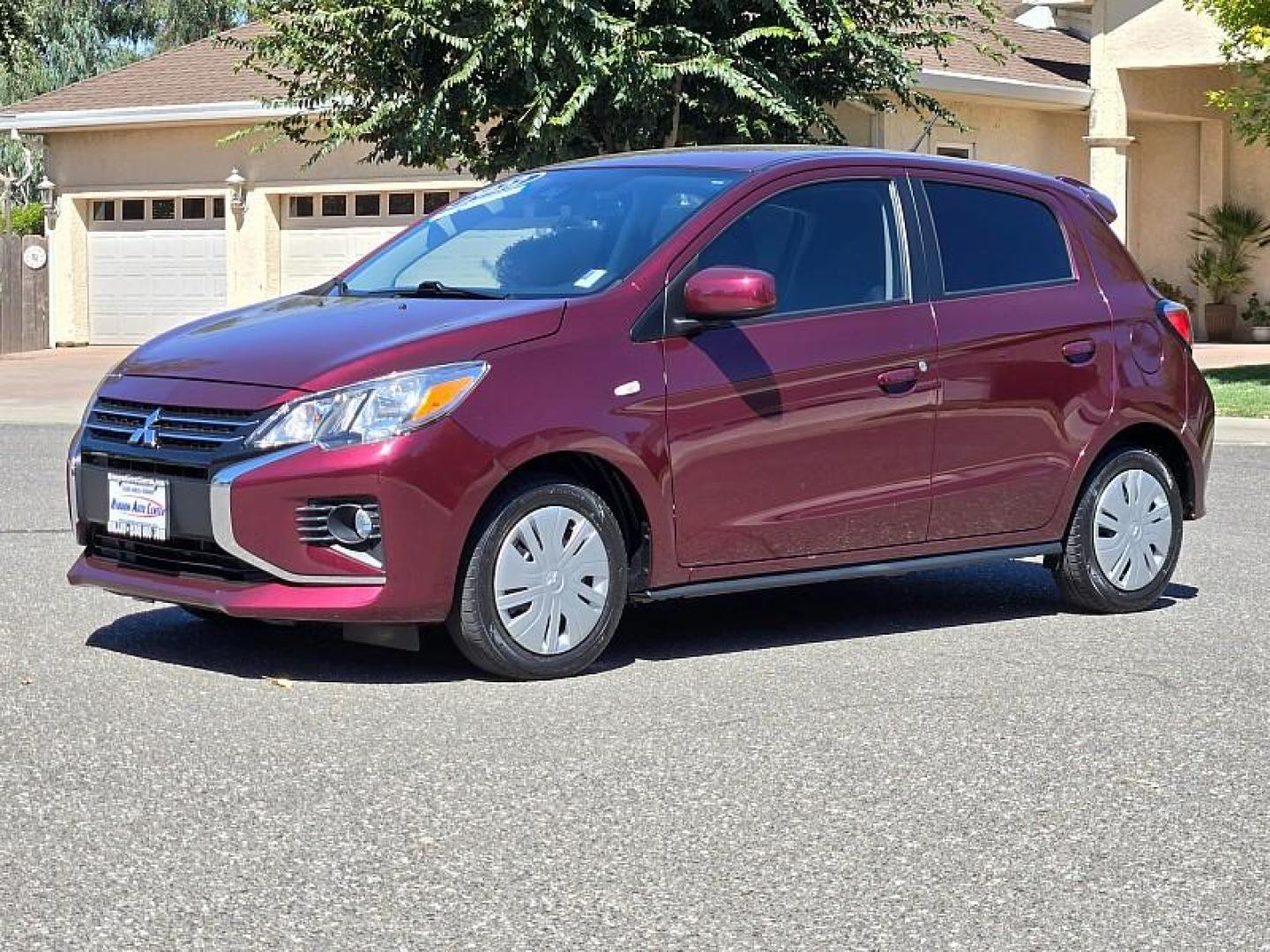 2022 DK PURPLE Mitsubishi Mirage (ML32AUHJXNH) with an 3-Cyl 1.2 Liter engine, Automatic CVT transmission, located at 246 E Walker St., Orland, 95963, (530) 865-5800, 39.747589, -122.178398 - Photo#4