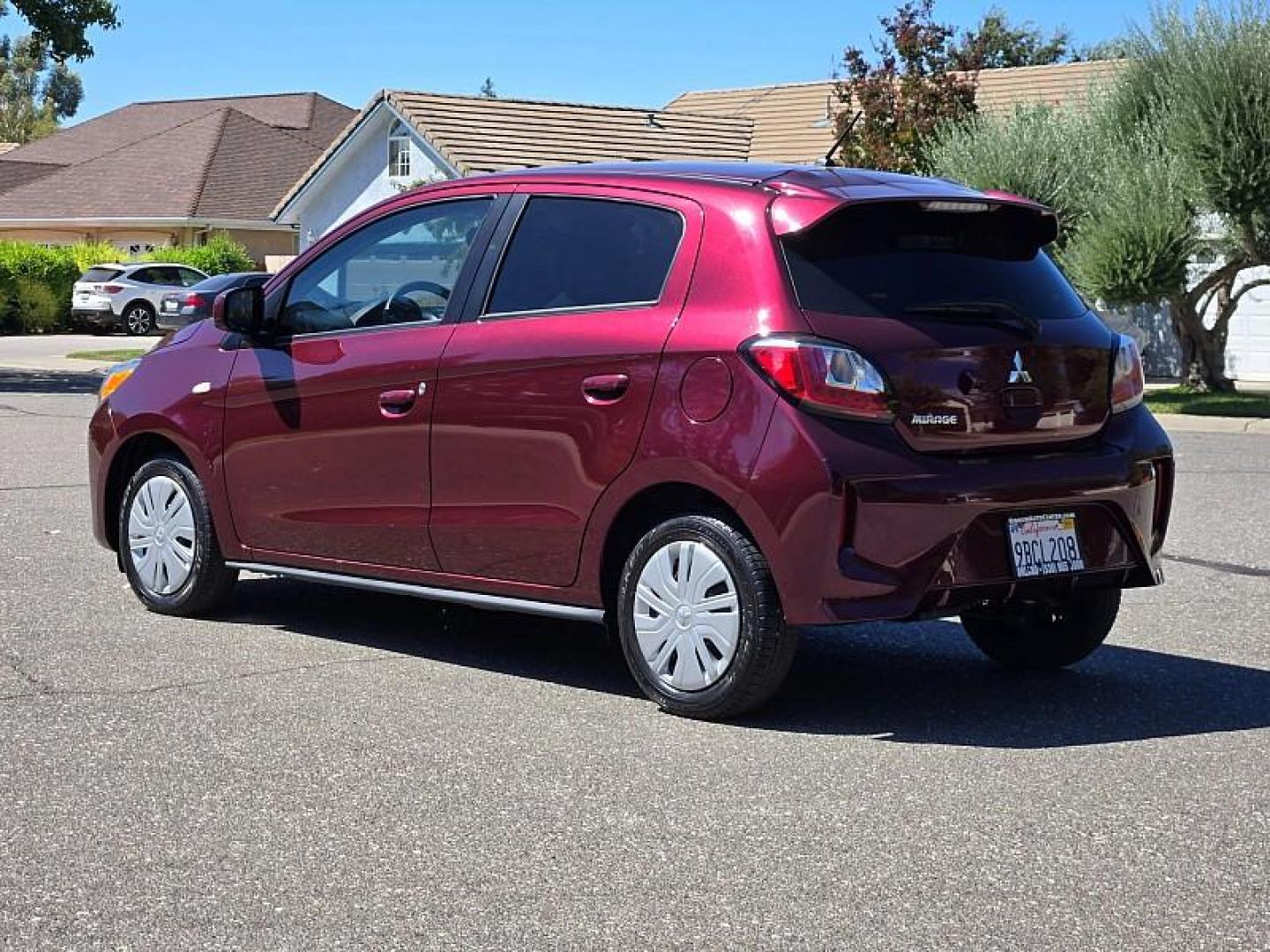 2022 DK PURPLE Mitsubishi Mirage (ML32AUHJXNH) with an 3-Cyl 1.2 Liter engine, Automatic CVT transmission, located at 246 E Walker St., Orland, 95963, (530) 865-5800, 39.747589, -122.178398 - Photo#6