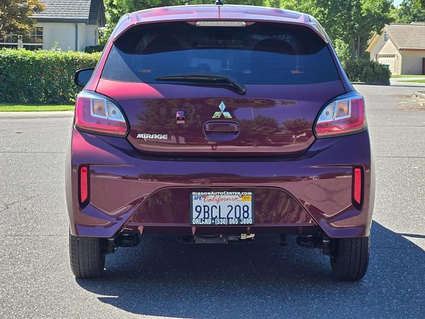 2022 DK PURPLE Mitsubishi Mirage (ML32AUHJXNH) with an 3-Cyl 1.2 Liter engine, Automatic CVT transmission, located at 246 E Walker St., Orland, 95963, (530) 865-5800, 39.747589, -122.178398 - Photo#7