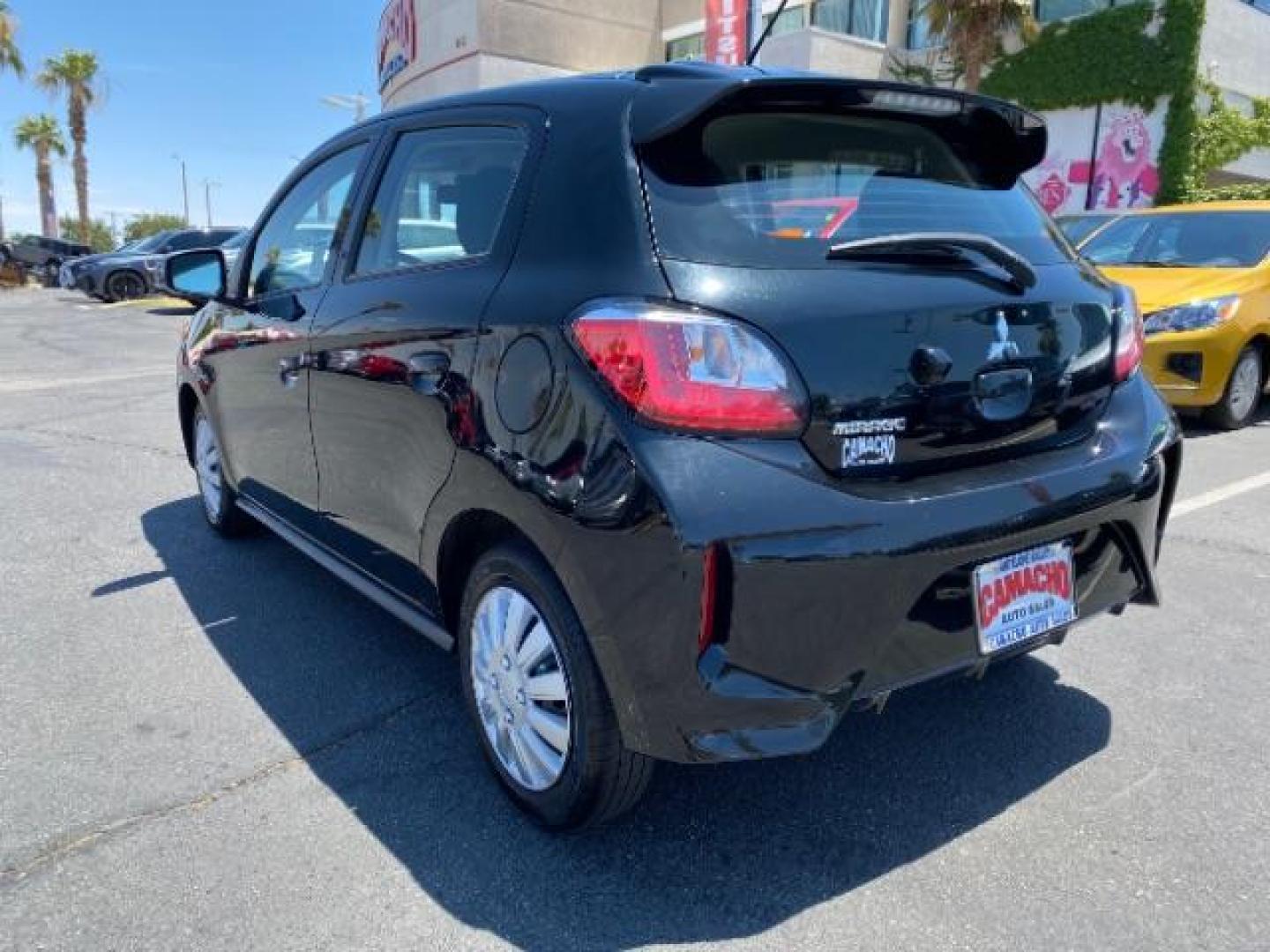 2022 BLACK Mitsubishi Mirage (ML32AUHJ0NH) with an 3-Cyl 1.2 Liter engine, Automatic CVT transmission, located at 412 Auto Vista Drive, Palmdale, 93551, (661) 945-0620, 34.592636, -118.136681 - Photo#5