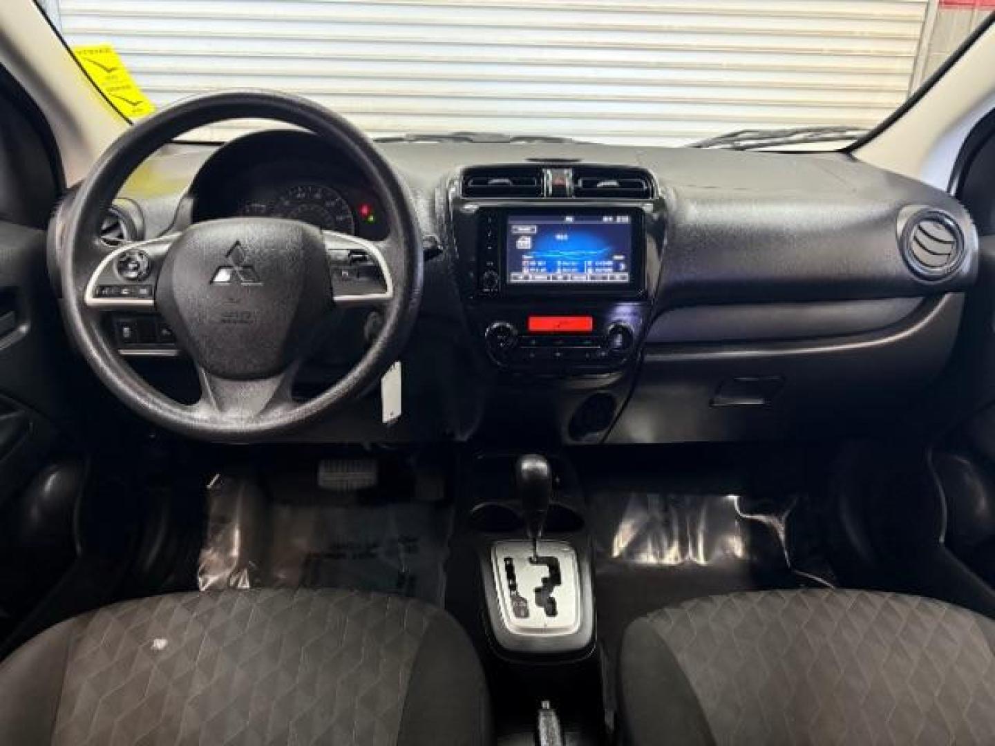 2022 BLACK Mitsubishi Mirage (ML32AUHJ9NH) with an 3-Cyl 1.2 Liter engine, Automatic CVT transmission, located at 412 Auto Vista Drive, Palmdale, 93551, (661) 945-0620, 34.592636, -118.136681 - Photo#16