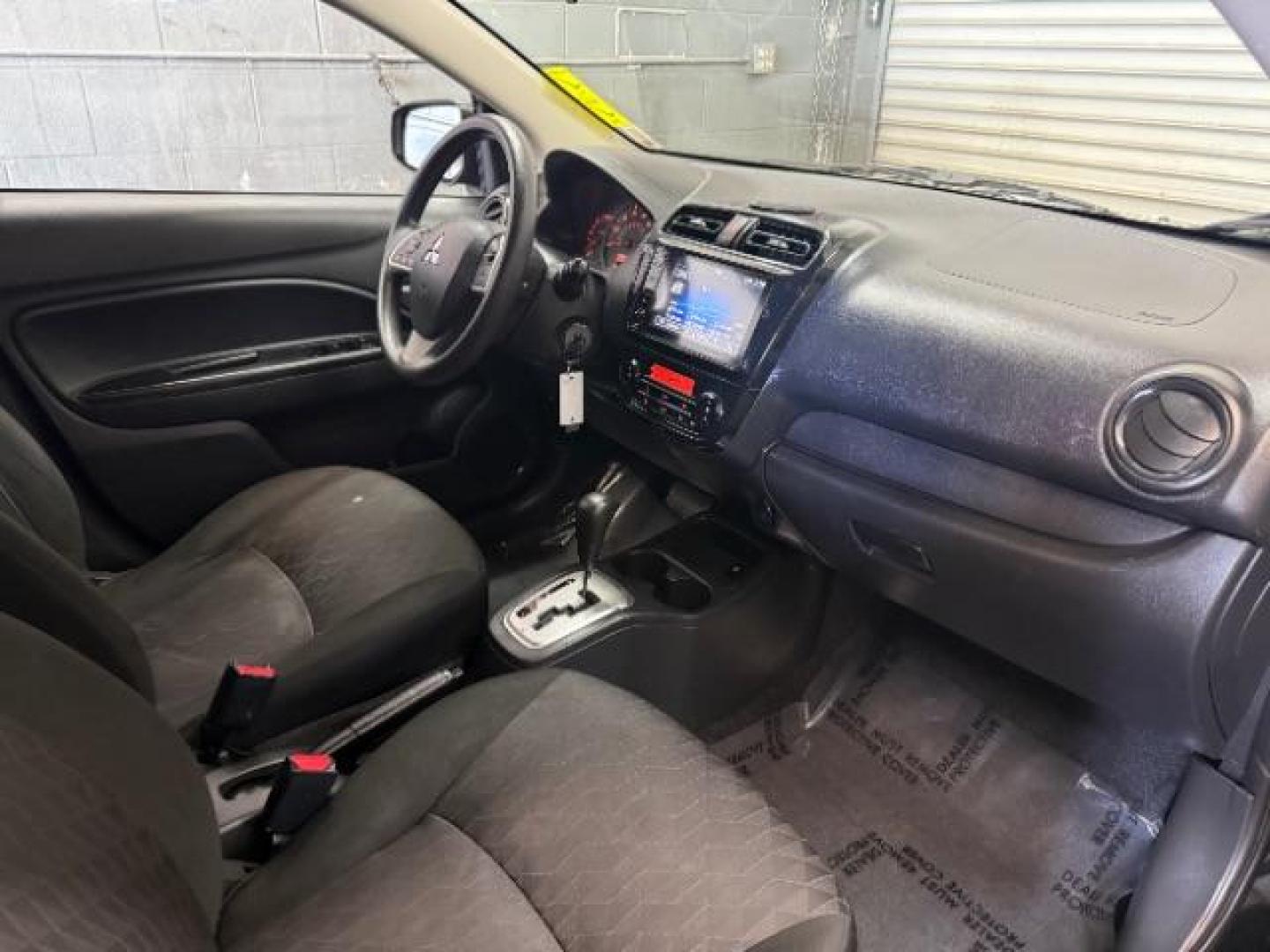 2022 BLACK Mitsubishi Mirage (ML32AUHJ9NH) with an 3-Cyl 1.2 Liter engine, Automatic CVT transmission, located at 412 Auto Vista Drive, Palmdale, 93551, (661) 945-0620, 34.592636, -118.136681 - Photo#25