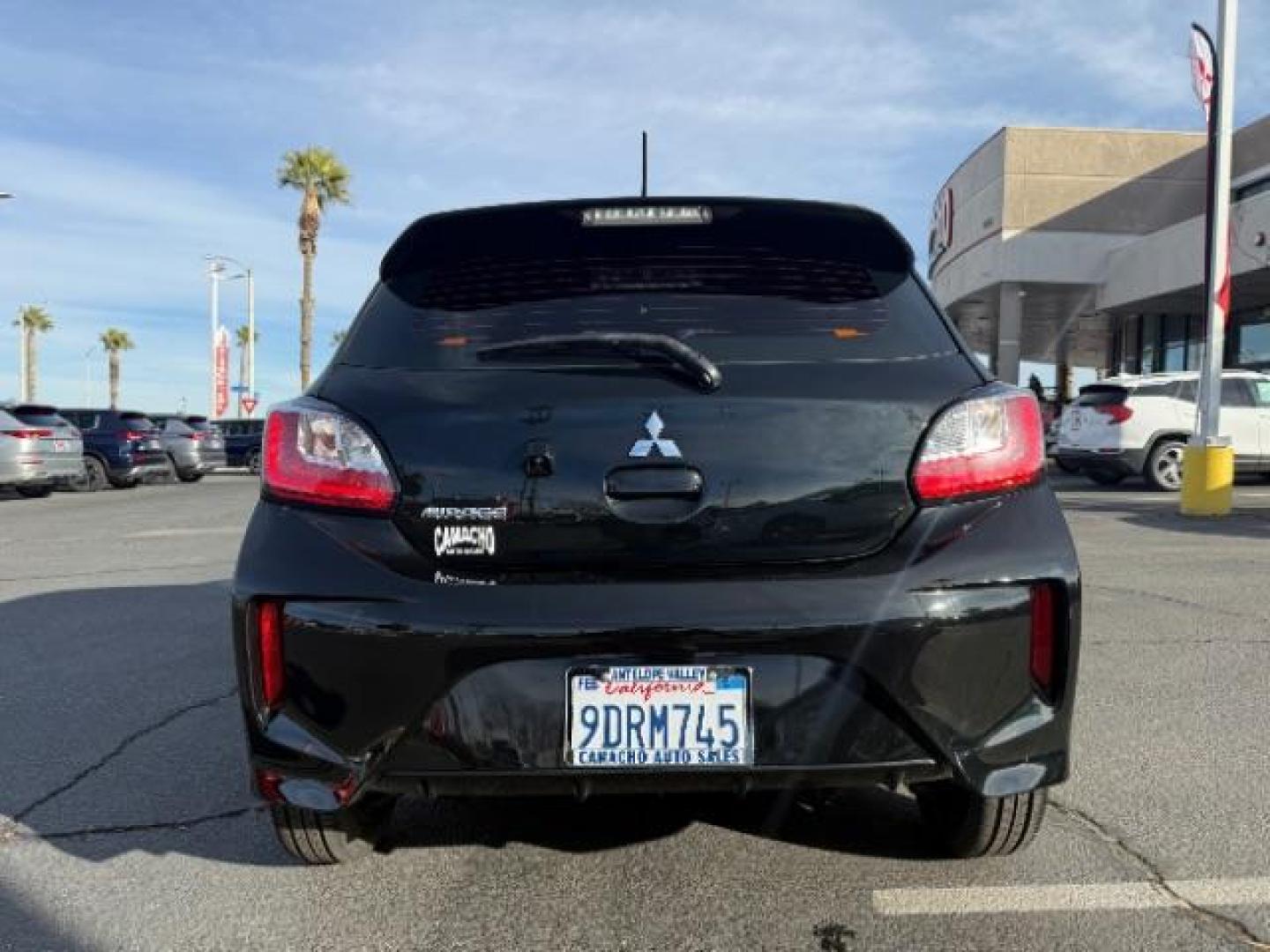 2022 BLACK Mitsubishi Mirage (ML32AUHJ9NH) with an 3-Cyl 1.2 Liter engine, Automatic CVT transmission, located at 412 Auto Vista Drive, Palmdale, 93551, (661) 945-0620, 34.592636, -118.136681 - Photo#5