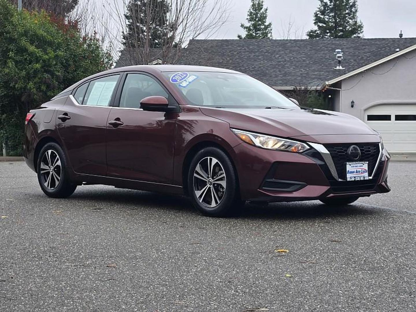 2022 RED Nissan Sentra (3N1AB8CV1NY) with an 4-Cyl 2.0 Liter engine, Automatic CVT w/Xtronic transmission, located at 246 E Walker St., Orland, 95963, (530) 865-5800, 39.747589, -122.178398 - Photo#0