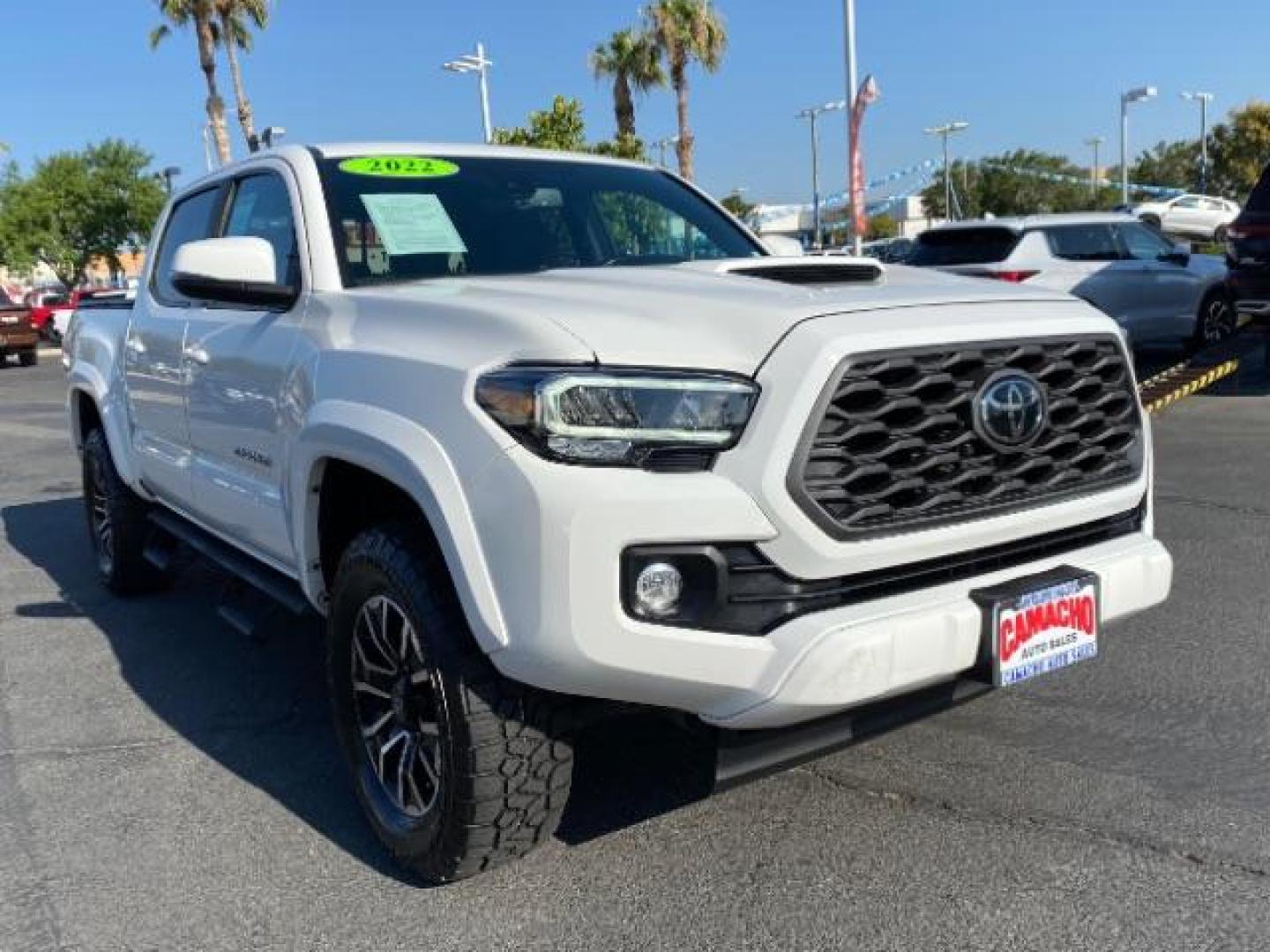 2022 WHITE Toyota Tacoma 2WD (3TMAZ5CN4NM) with an V6 3.5 Liter engine, Automatic 6-Spd transmission, located at 412 Auto Vista Drive, Palmdale, 93551, (661) 945-0620, 34.592636, -118.136681 - Photo#0