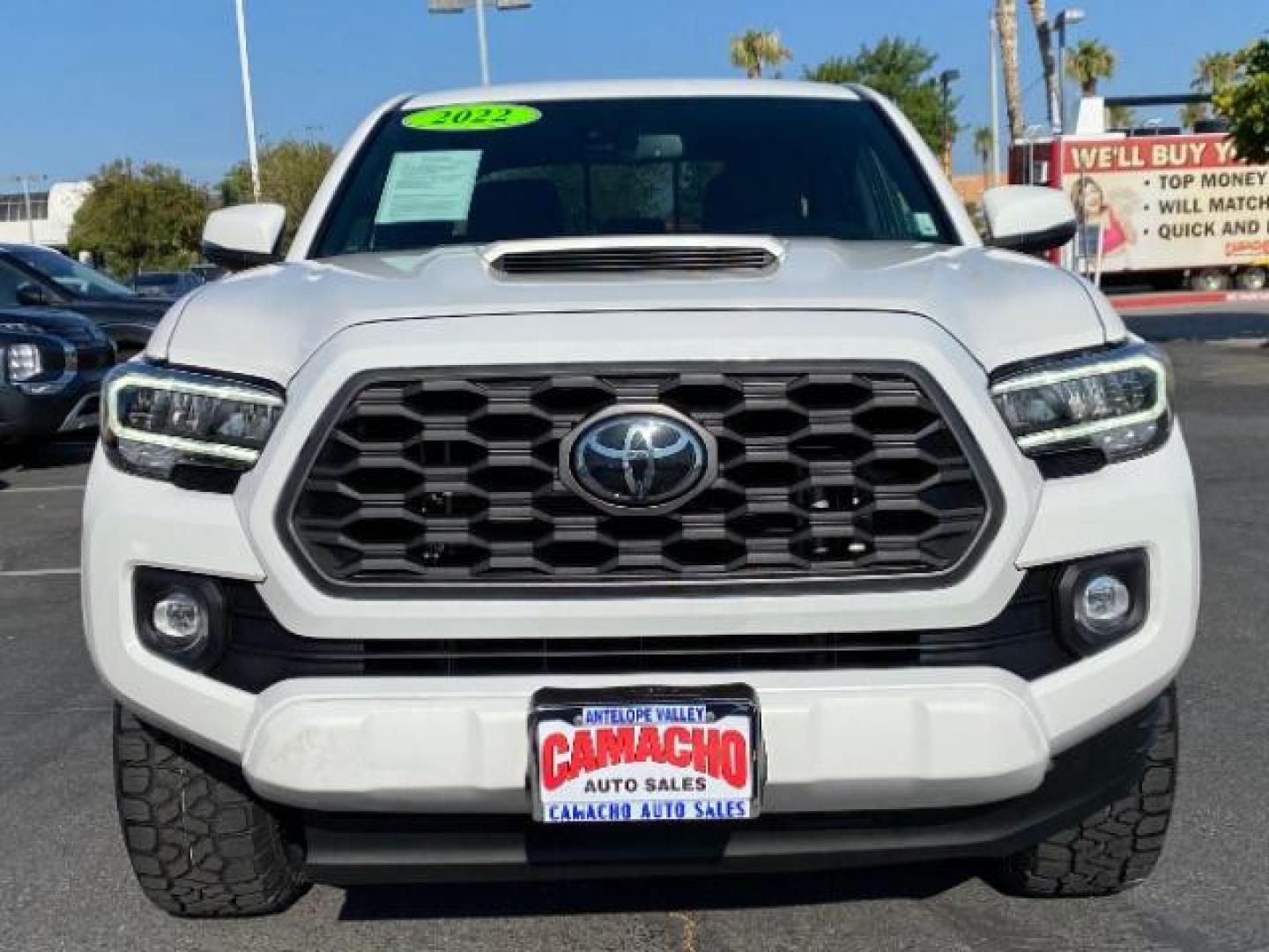 2022 WHITE Toyota Tacoma 2WD (3TMAZ5CN4NM) with an V6 3.5 Liter engine, Automatic 6-Spd transmission, located at 412 Auto Vista Drive, Palmdale, 93551, (661) 945-0620, 34.592636, -118.136681 - Photo#1