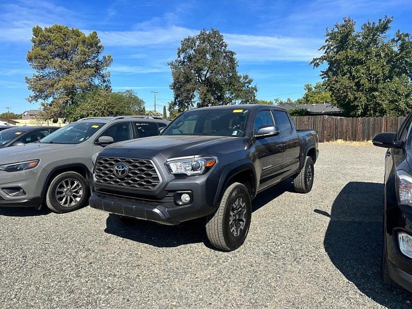 2022 GRAY Toyota Tacoma 4WD (3TMCZ5ANXNM) with an V6 3.5 Liter engine, Automatic 6-Spd transmission, located at 246 E Walker St., Orland, 95963, (530) 865-5800, 39.747589, -122.178398 - Photo#0