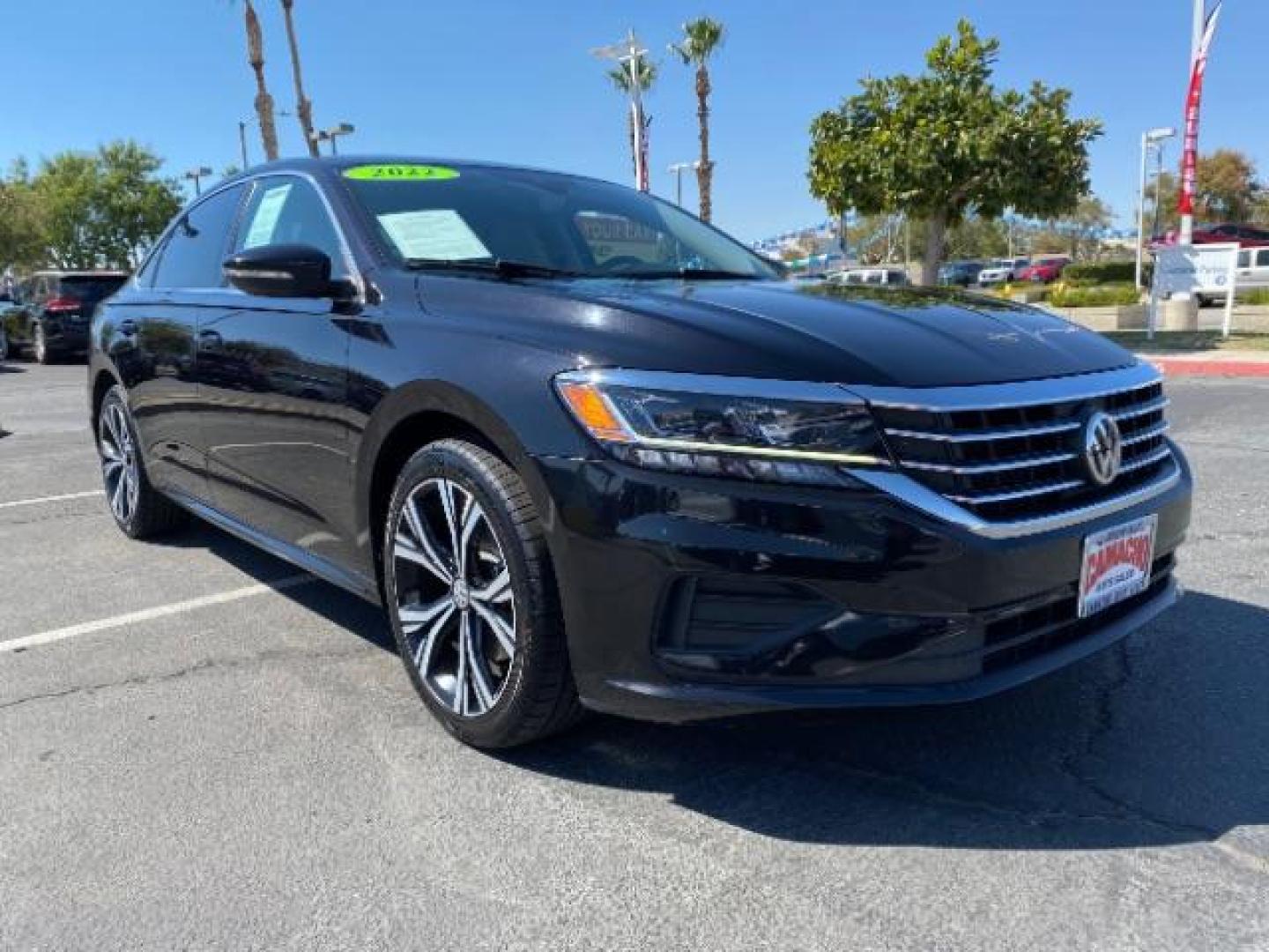 2022 BLACK Volkswagen Passat (1VWSA7A37NC) with an 4-Cyl Turbo 2.0 Liter engine, Automatic 6-Spd w/Tiptronic transmission, located at 412 Auto Vista Drive, Palmdale, 93551, (661) 945-0620, 34.592636, -118.136681 - Photo#2