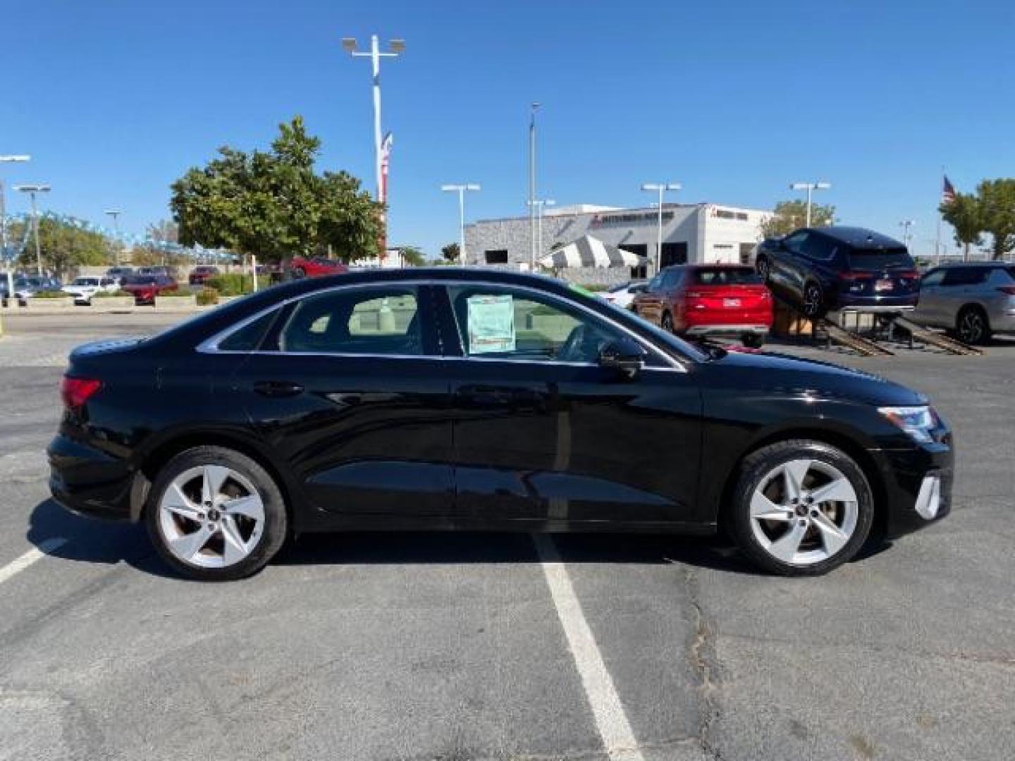 2023 black Audi A3 (WAUAUDGY1PA) with an 4-Cyl Turbo 2.0 Liter engine, Automatic 7-Spd transmission, located at 412 Auto Vista Drive, Palmdale, 93551, (661) 945-0620, 34.592636, -118.136681 - Photo#7