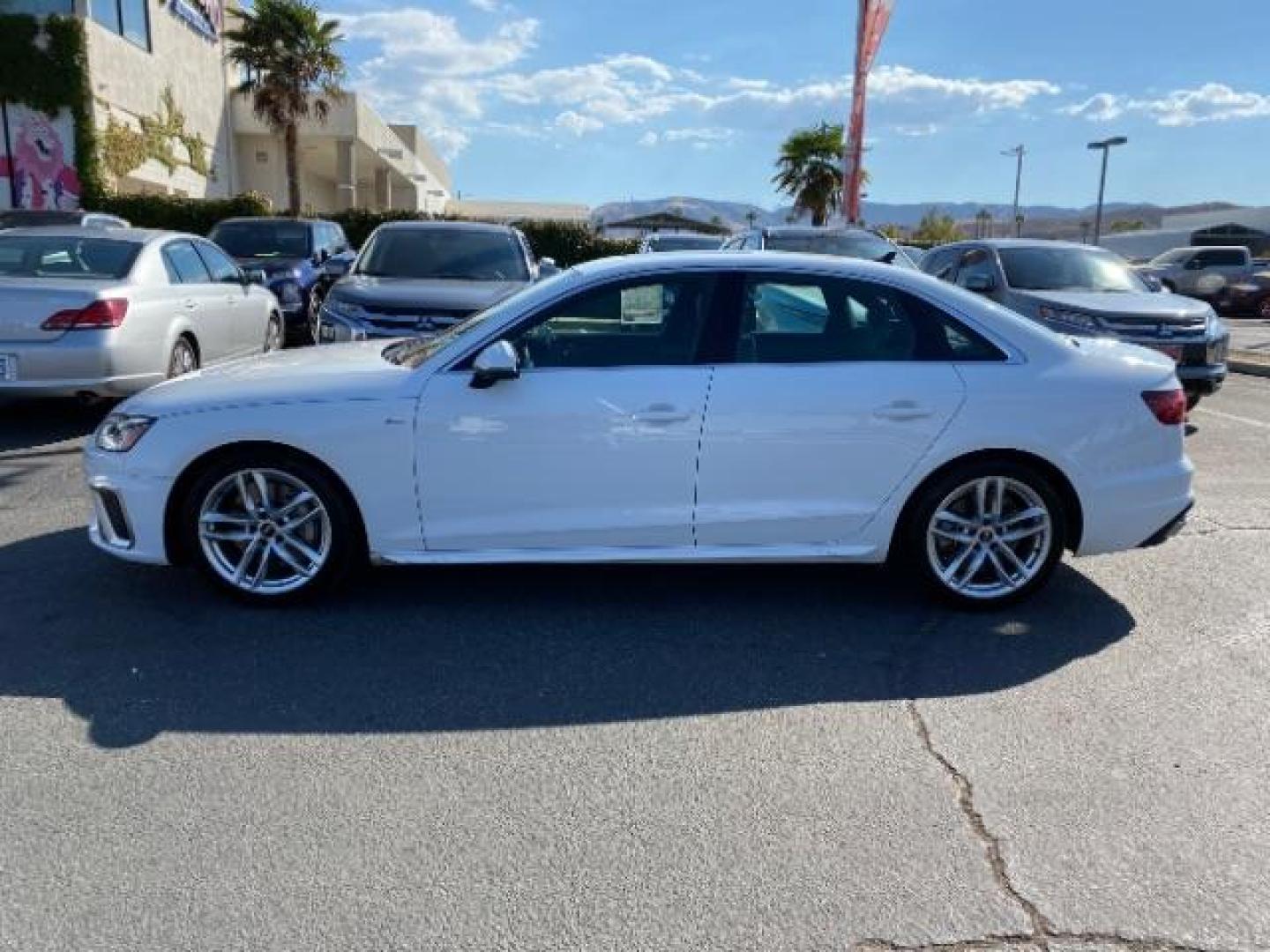 2023 WHITE Audi A4 Sedan (WAUEAAF40PA) with an 4-Cyl Turbo 2.0L Hybrid engine, Automatic 7-Spd S tronic Dual-Clutch transmission, located at 412 Auto Vista Drive, Palmdale, 93551, (661) 945-0620, 34.592636, -118.136681 - Photo#3