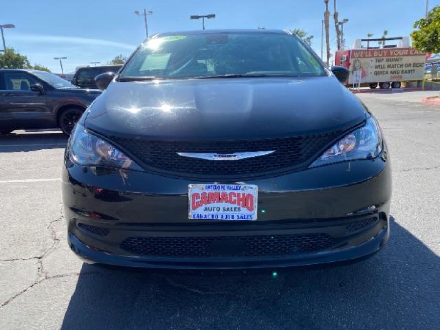 2023 BLACK Chrysler Voyager (2C4RC1CG5PR) with an V6 3.6 Liter engine, Automatic 9-Spd transmission, located at 412 Auto Vista Drive, Palmdale, 93551, (661) 945-0620, 34.592636, -118.136681 - Photo#1