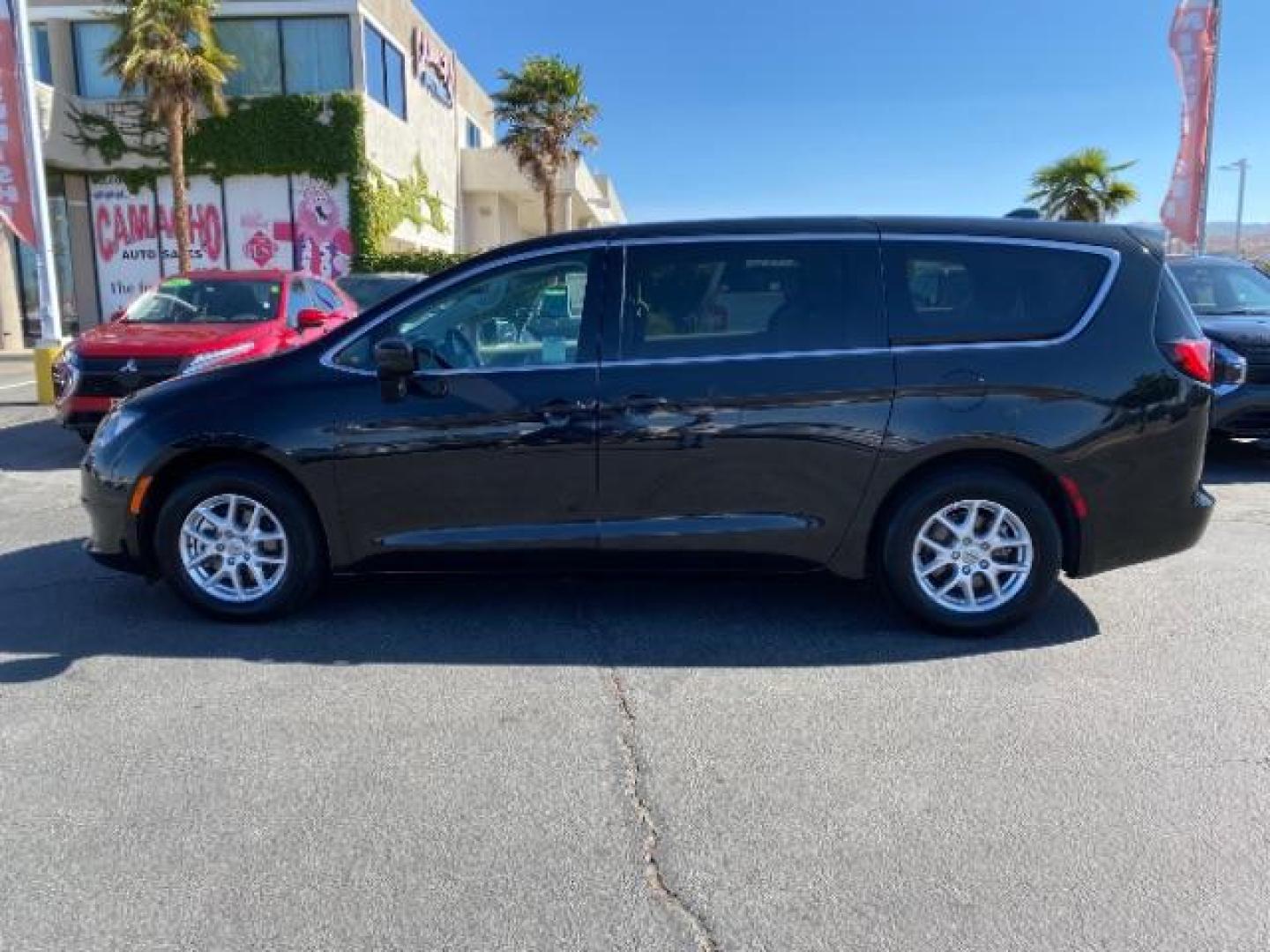 2023 BLACK Chrysler Voyager (2C4RC1CG5PR) with an V6 3.6 Liter engine, Automatic 9-Spd transmission, located at 412 Auto Vista Drive, Palmdale, 93551, (661) 945-0620, 34.592636, -118.136681 - Photo#3