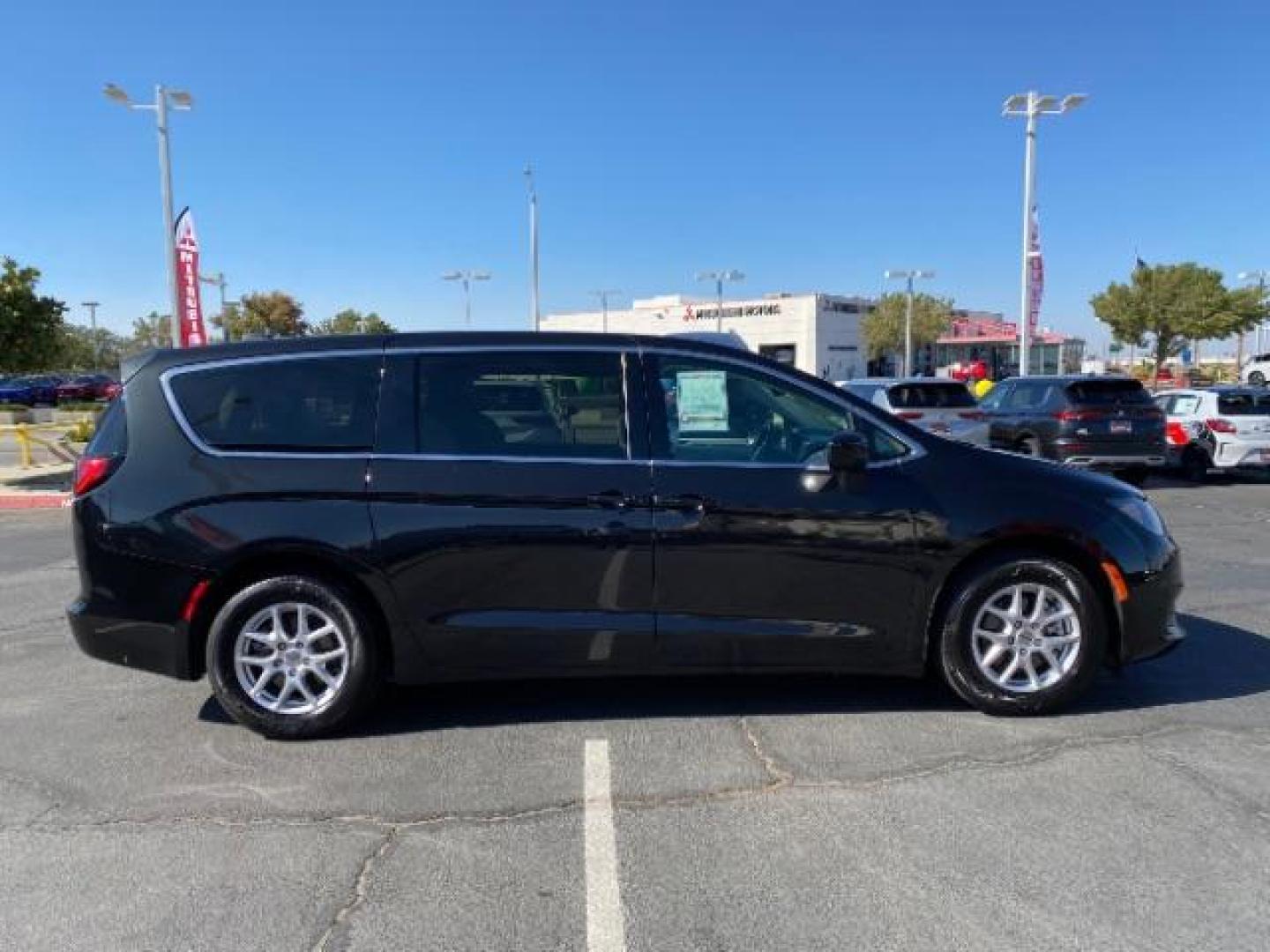 2023 BLACK Chrysler Voyager (2C4RC1CG5PR) with an V6 3.6 Liter engine, Automatic 9-Spd transmission, located at 412 Auto Vista Drive, Palmdale, 93551, (661) 945-0620, 34.592636, -118.136681 - Photo#7