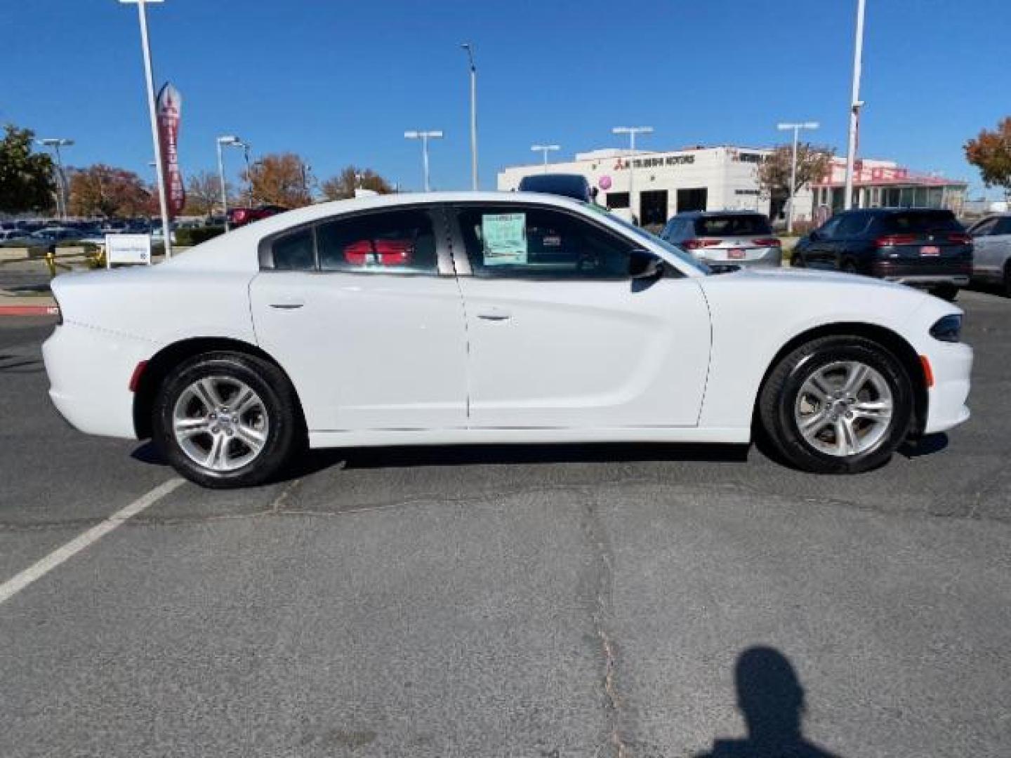 2023 WHITE Dodge Charger (2C3CDXBG6PH) with an V6 3.6 Liter engine, Automatic 8-Spd w/AutoStick transmission, located at 412 Auto Vista Drive, Palmdale, 93551, (661) 945-0620, 34.592636, -118.136681 - Photo#3