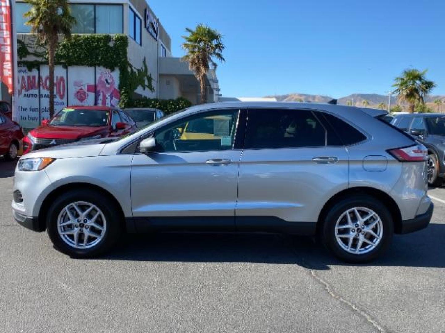 2023 GRAY Ford Edge (2FMPK4J9XPB) with an 4-Cyl EcoBoost Turbo 2.0 Liter engine, Automatic 8-Spd transmission, located at 412 Auto Vista Drive, Palmdale, 93551, (661) 945-0620, 34.592636, -118.136681 - Photo#4