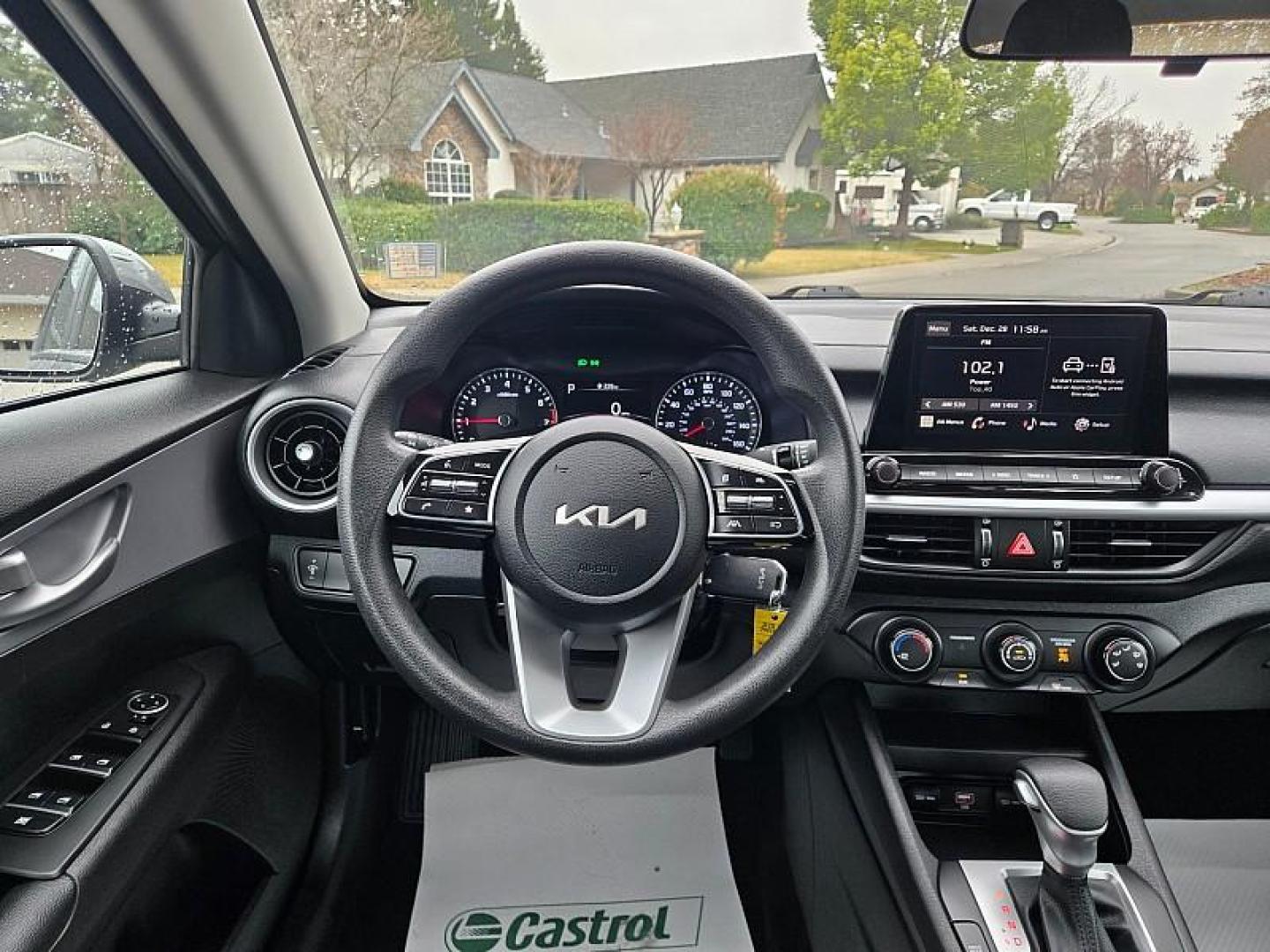 2023 GRAY Kia Forte (3KPF24AD6PE) with an 4-Cyl 2.0 Liter engine, Automatic IVT transmission, located at 246 E Walker St., Orland, 95963, (530) 865-5800, 39.747589, -122.178398 - Photo#19