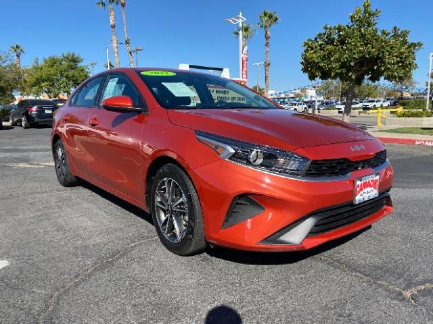 2023 ORANGE Kia Forte (3KPF24AD0PE) with an 4-Cyl 2.0 Liter engine, Automatic IVT transmission, located at 412 Auto Vista Drive, Palmdale, 93551, (661) 945-0620, 34.592636, -118.136681 - Photo#1