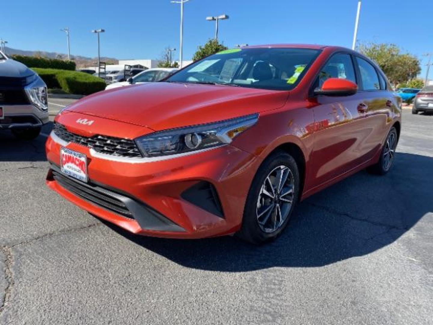 2023 ORANGE Kia Forte (3KPF24AD0PE) with an 4-Cyl 2.0 Liter engine, Automatic IVT transmission, located at 412 Auto Vista Drive, Palmdale, 93551, (661) 945-0620, 34.592636, -118.136681 - Photo#3