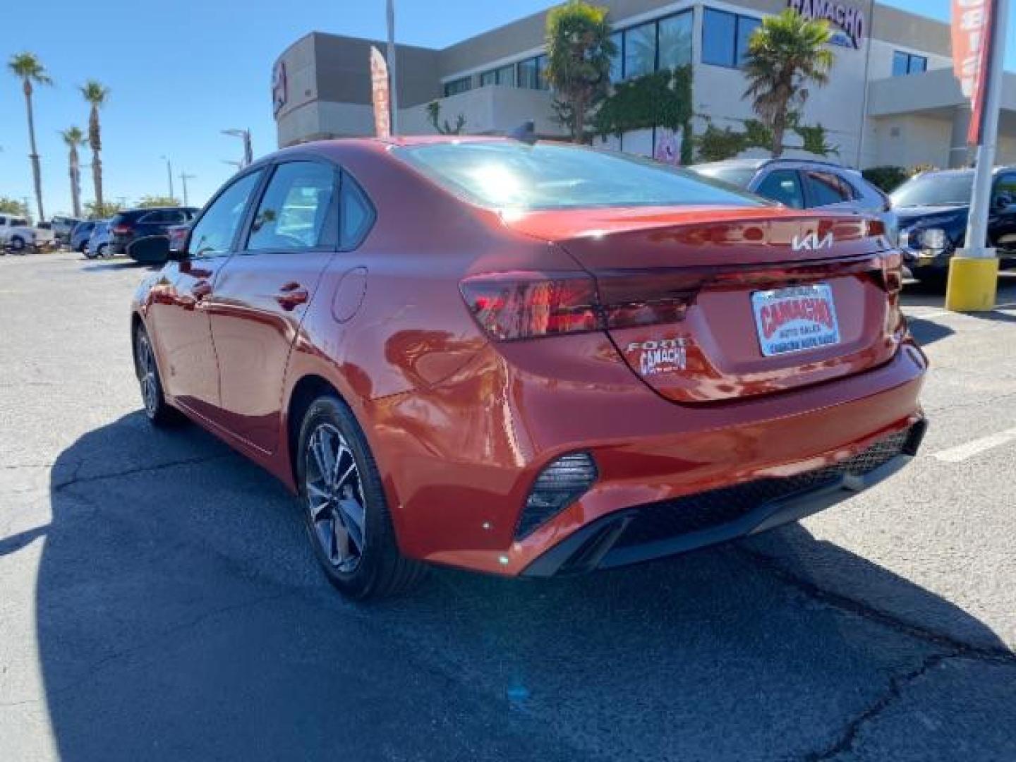 2023 ORANGE Kia Forte (3KPF24AD0PE) with an 4-Cyl 2.0 Liter engine, Automatic IVT transmission, located at 412 Auto Vista Drive, Palmdale, 93551, (661) 945-0620, 34.592636, -118.136681 - Photo#5