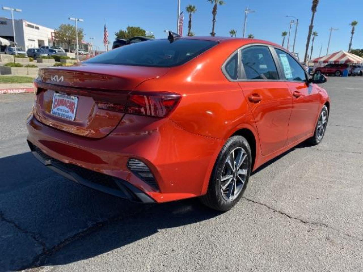 2023 ORANGE Kia Forte (3KPF24AD0PE) with an 4-Cyl 2.0 Liter engine, Automatic IVT transmission, located at 412 Auto Vista Drive, Palmdale, 93551, (661) 945-0620, 34.592636, -118.136681 - Photo#7