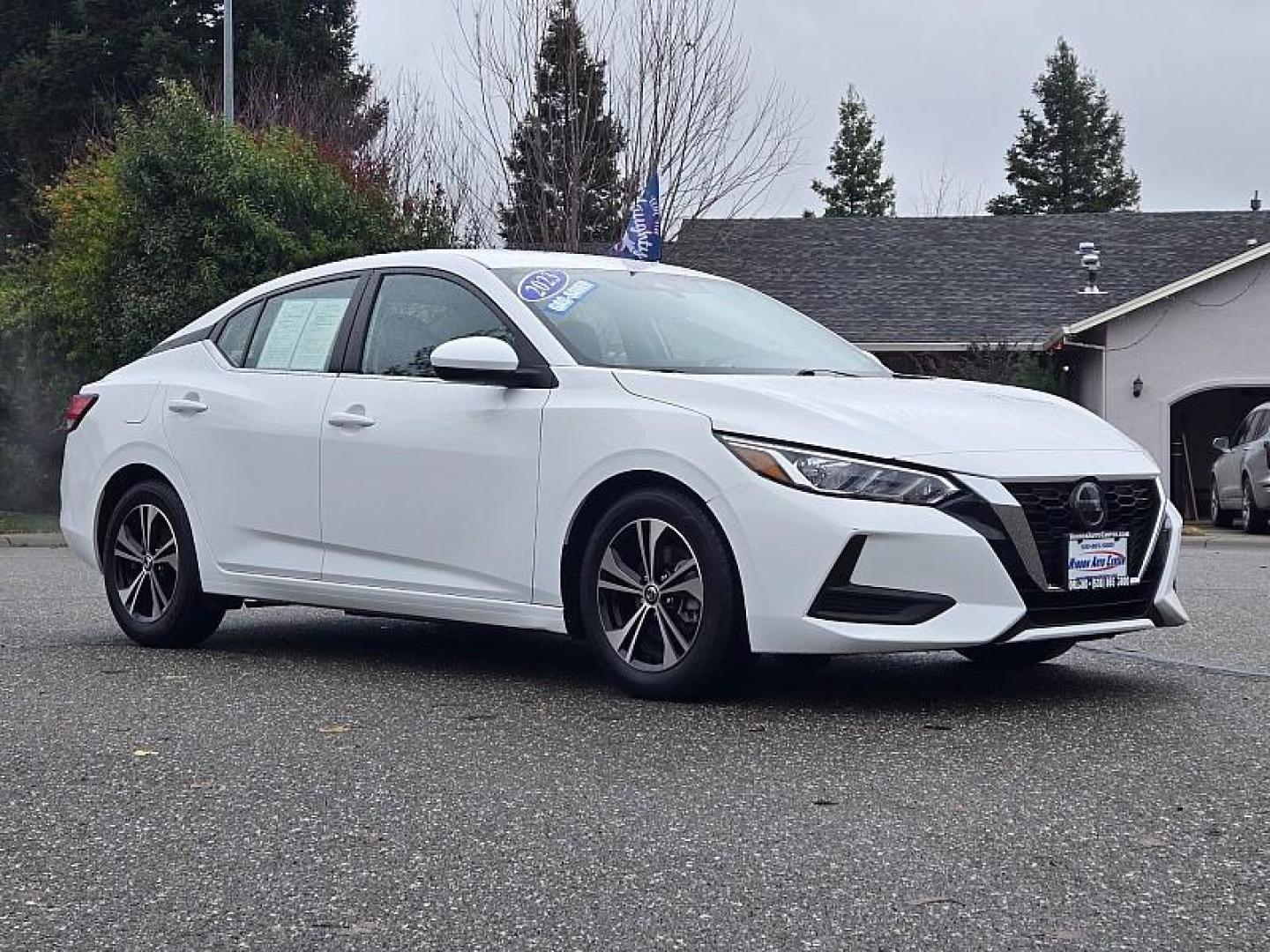 2023 WHITE Nissan Sentra (3N1AB8CV1PY) with an 4-Cyl 2.0 Liter engine, Automatic CVT w/Xtronic transmission, located at 246 E Walker St., Orland, 95963, (530) 865-5800, 39.747589, -122.178398 - Photo#0