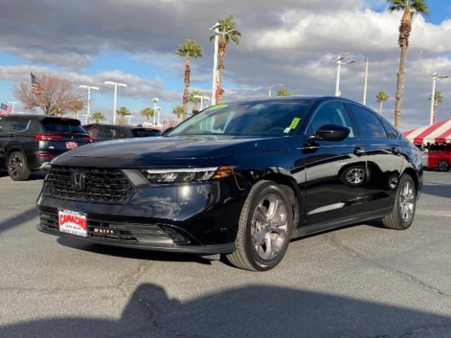 2024 BLACK Honda Accord Sedan (1HGCY1F33RA) with an 4-Cyl Turbo 1.5 Liter engine, Automatic CVT transmission, located at 412 Auto Vista Drive, Palmdale, 93551, (661) 945-0620, 34.592636, -118.136681 - Photo#3