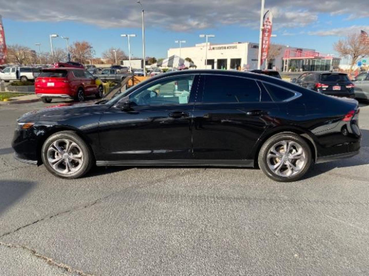 2024 BLACK Honda Accord Sedan (1HGCY1F33RA) with an 4-Cyl Turbo 1.5 Liter engine, Automatic CVT transmission, located at 412 Auto Vista Drive, Palmdale, 93551, (661) 945-0620, 34.592636, -118.136681 - Photo#4