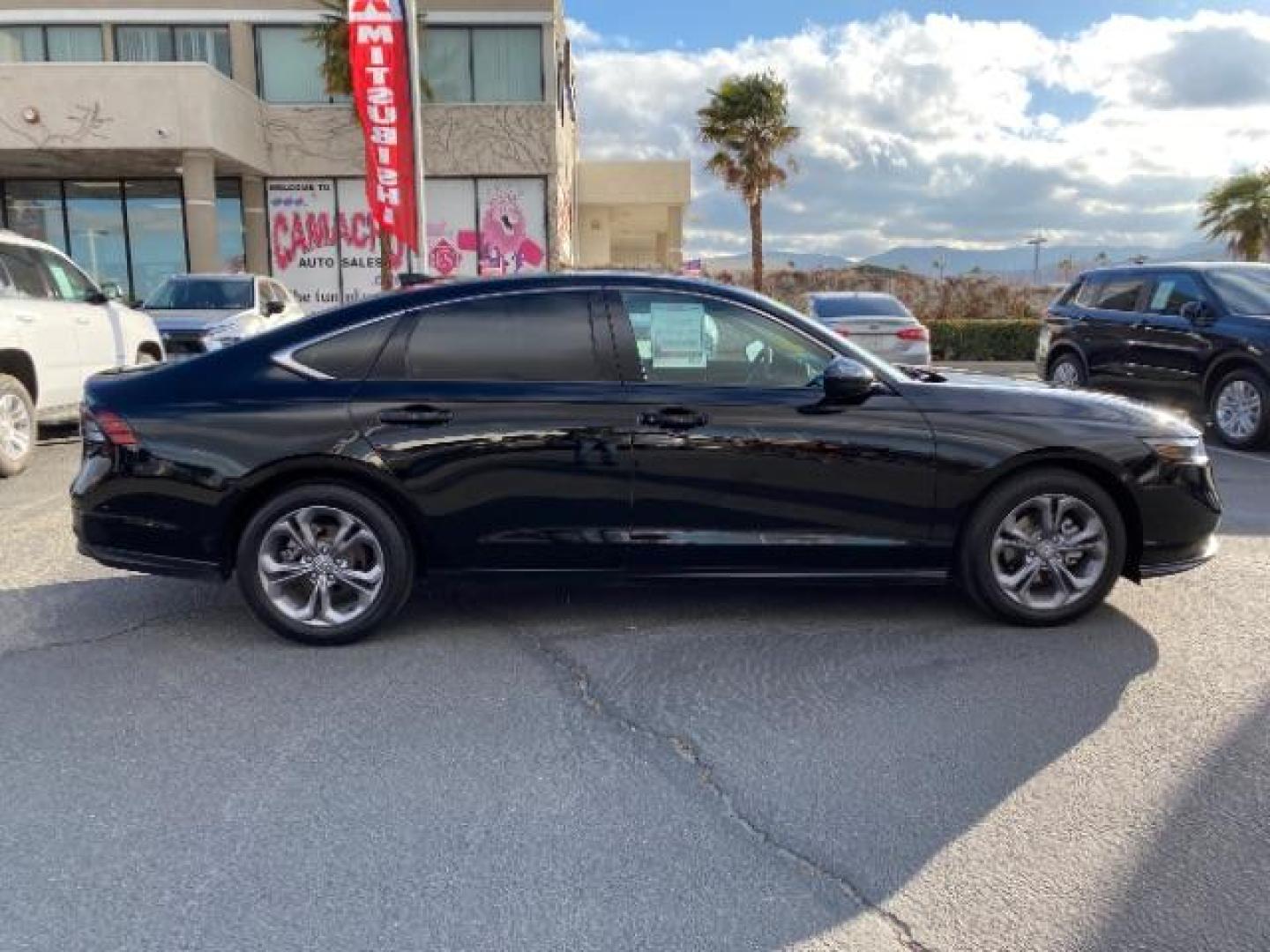 2024 BLACK Honda Accord Sedan (1HGCY1F33RA) with an 4-Cyl Turbo 1.5 Liter engine, Automatic CVT transmission, located at 412 Auto Vista Drive, Palmdale, 93551, (661) 945-0620, 34.592636, -118.136681 - Photo#6