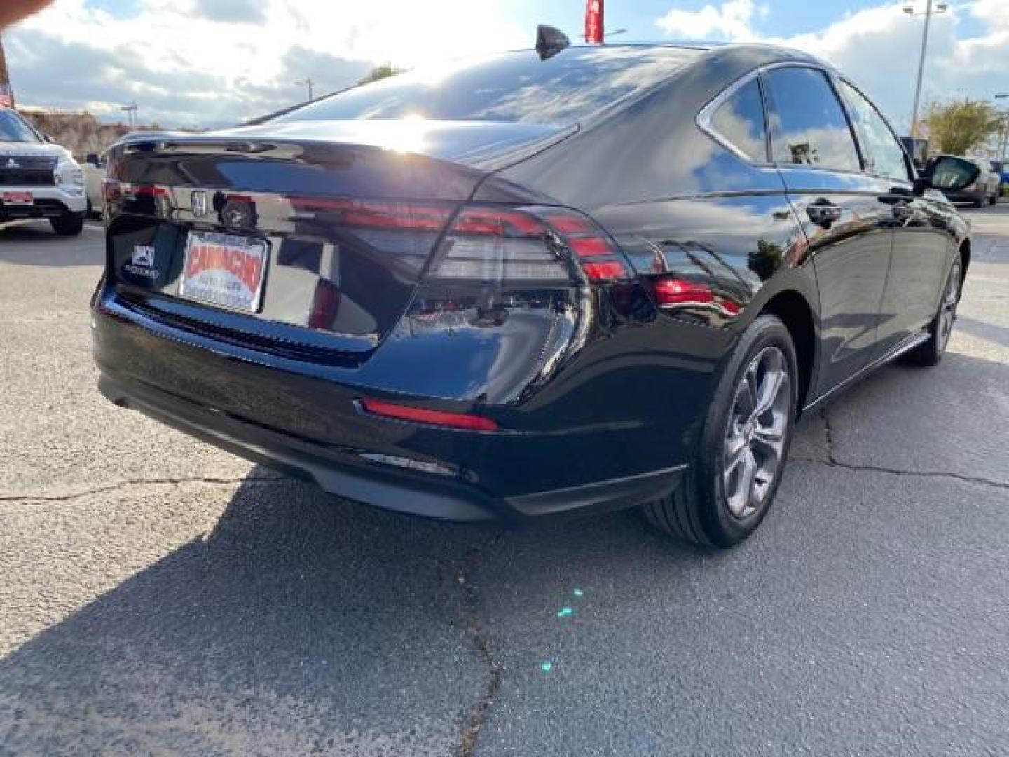 2024 BLACK Honda Accord Sedan (1HGCY1F33RA) with an 4-Cyl Turbo 1.5 Liter engine, Automatic CVT transmission, located at 412 Auto Vista Drive, Palmdale, 93551, (661) 945-0620, 34.592636, -118.136681 - Photo#7