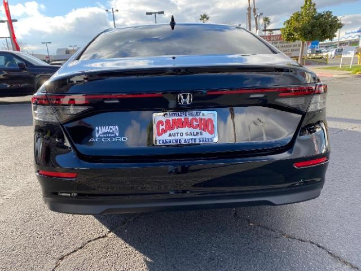 2024 BLACK Honda Accord Sedan (1HGCY1F33RA) with an 4-Cyl Turbo 1.5 Liter engine, Automatic CVT transmission, located at 412 Auto Vista Drive, Palmdale, 93551, (661) 945-0620, 34.592636, -118.136681 - Photo#8