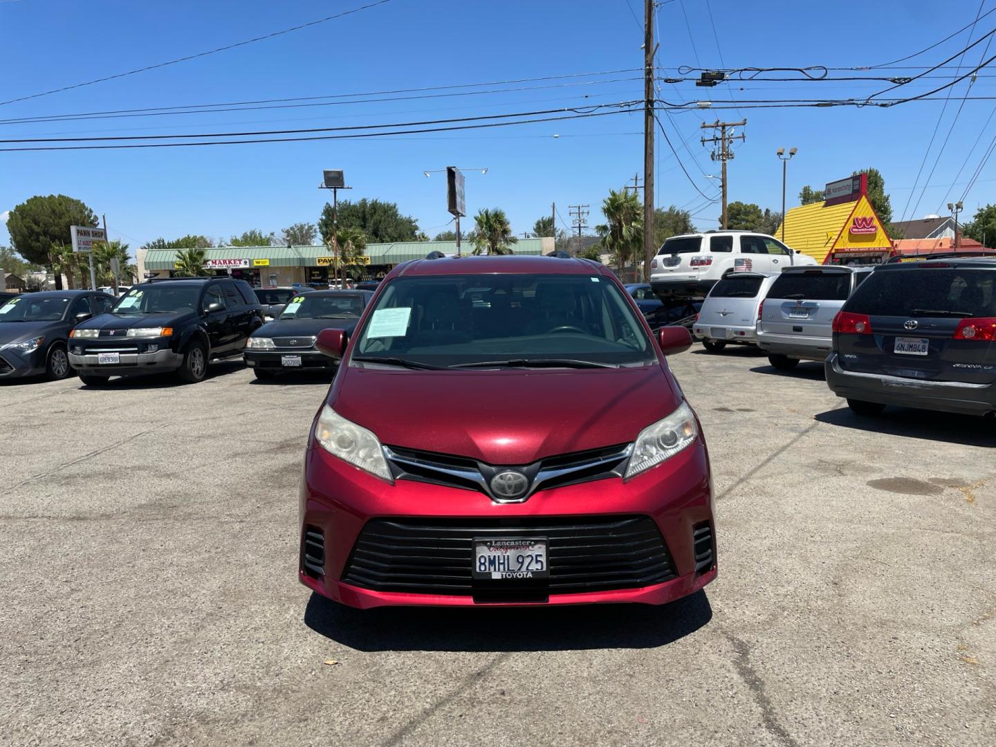 2018 Toyota Sienna LE 8-Passenger (5TDKZ3DC9JS) with an 3.5L V6 EFI DOHC 24V engine, 8A transmission, located at 44356 Date Ave., Lancaster, CA, 93534, (661) 945-6555, 34.688919, -118.139374 - Photo#0